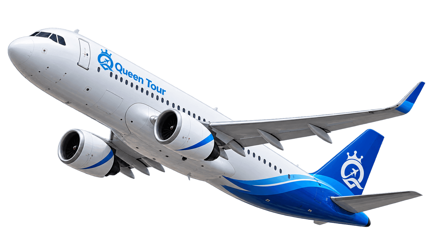 Aereo Queen Tour in volo